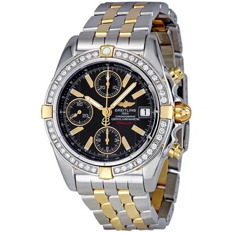 breitling galactic diamond bezel|breitling diamond bezel men's watch.